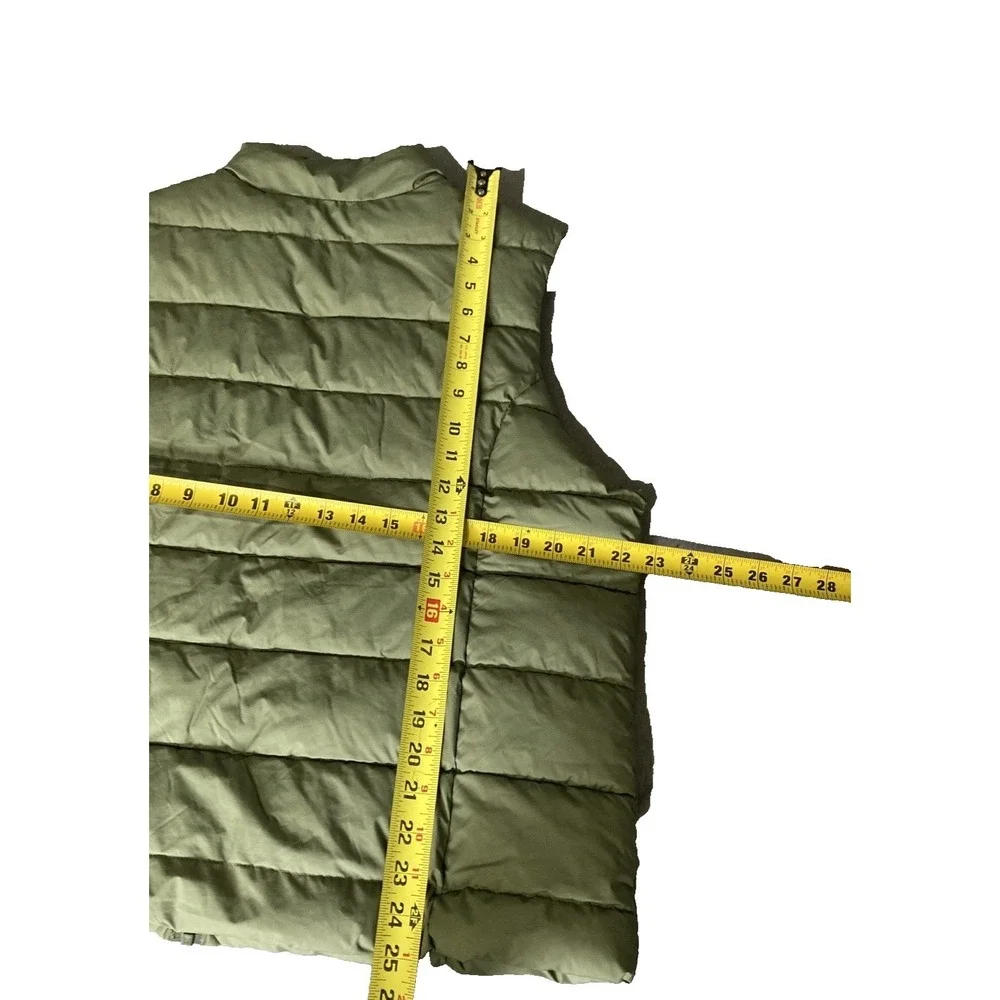 Dip‎ Mens XL Green Puffer Vest Sleeveless Quilted Insulated Outdoor Casual Vest